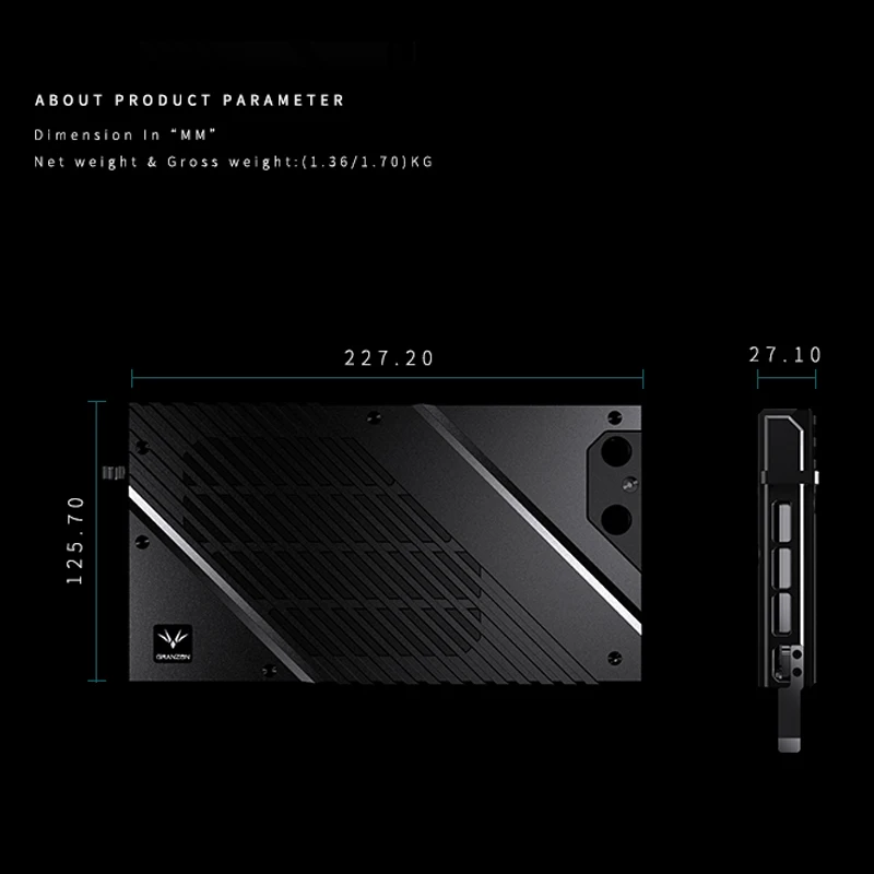 Bloque de Refrigeración Granzo - Rtx 4080 Water Cooling Block reseña y precio